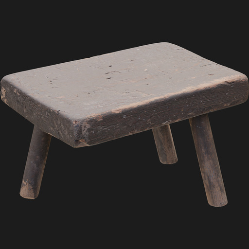 Rustic Stool preview 1