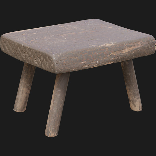 Rustic Stool preview 3
