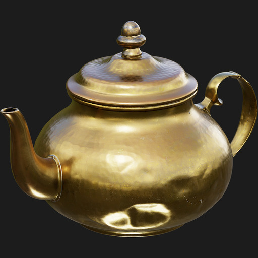 Brass Teapot preview 3
