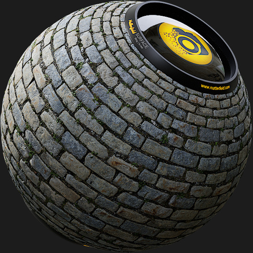 Cobblestone Walkway